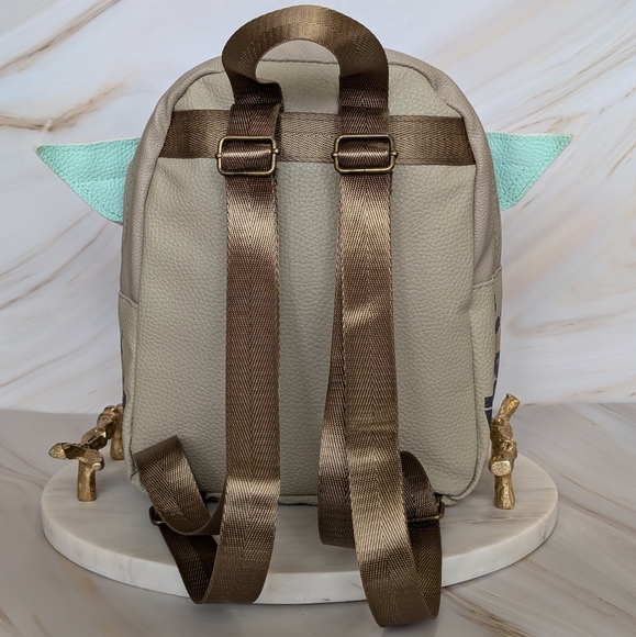 2pc Bundle Set - Baby Yoda Star Wars Mandalorian Mini Backpack & Plush - Picture 5 of 14